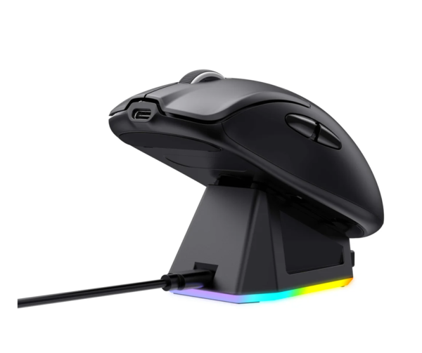 Wireless Gaming Mouse with RGB Charging Dock