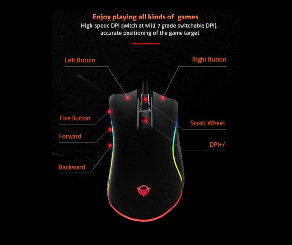 High Speed Tracking Gaming Mouse G3330
