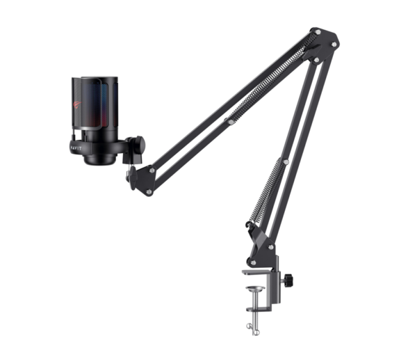 GK50 PRO RGB Gaming Professional Gamer Publisher Microphone & Desk Stand