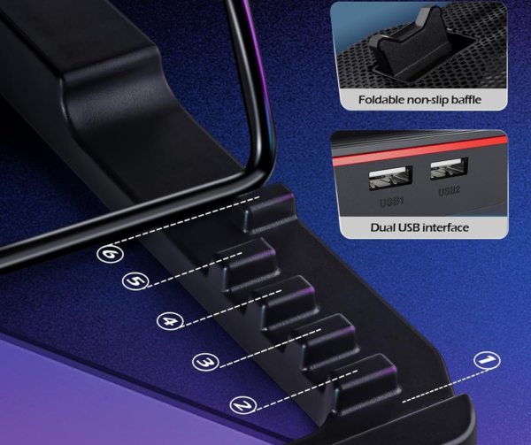 Gaming Laptop Cooling Pad F2071SE