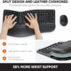 Ergonomic Wireless Keyboard & Vertical Mouse Kombo