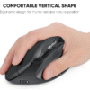 Ergonomic Wireless Keyboard & Vertical Mouse Kombo