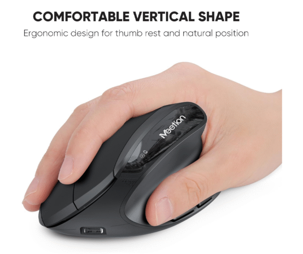 Ergonomic Wireless Keyboard & Vertical Mouse Kombo