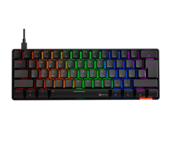 RGB Backlit Mini 61 Keys Wired Mechanical Keyboard MK005