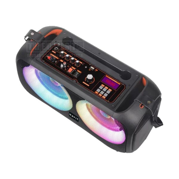 RGB Portable Bluetooth Speaker with 2 wireless mics