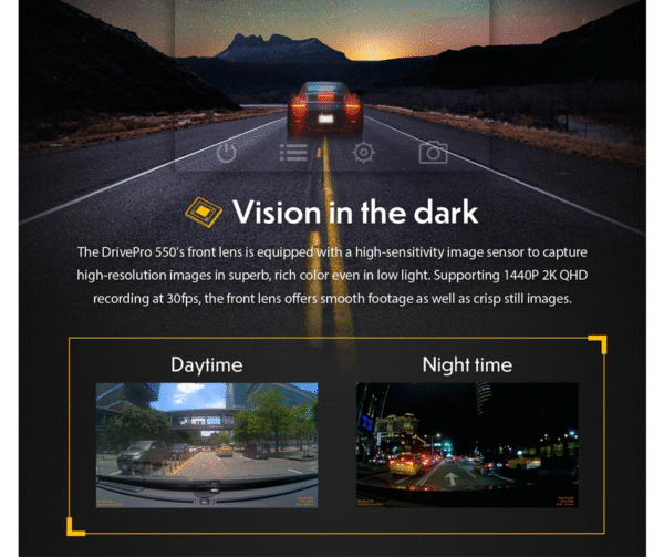 dashcam 4 DashCam DrivePro 550
